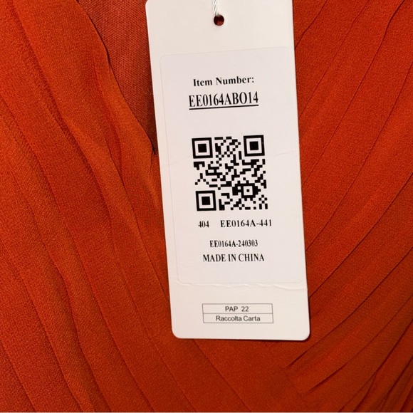 EVER PRETTY ever LEORA A-Line Pleated Tie-Waist Evening Dress Size 14 NWT - Picture 12 of 13